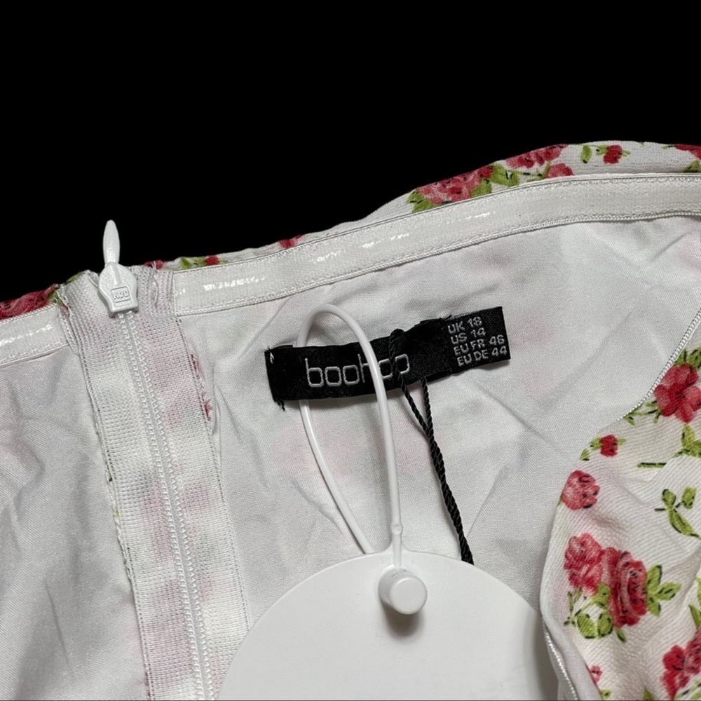 Plus Floral Corset Bandeau Dress - Picture 8 of 9